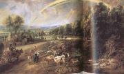 Peter Paul Rubens Landscape with a Rainbow (mk01) oil painting artist